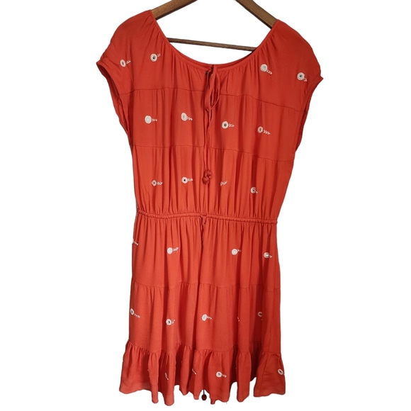 EUC Anthropologie | Leifnotes Leifsdottir Espejoa Embroidered Mirror Boho Dress - Picture 10 of 13